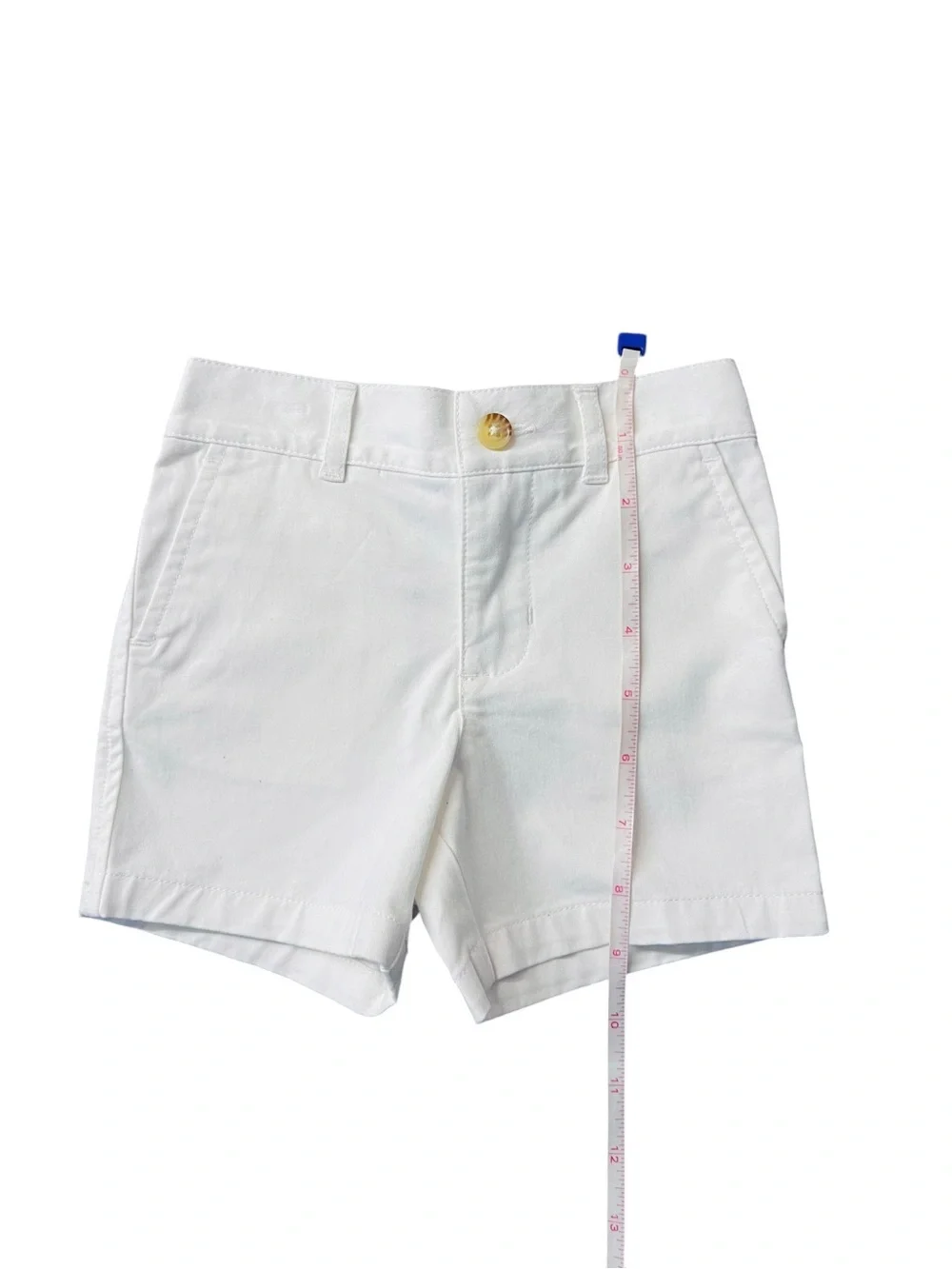 Ralph Lauren White Cotton Shorts Size 9 Months NWT